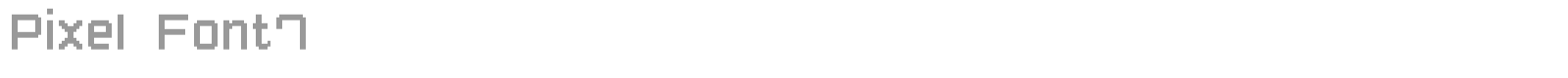 Pixel 7 font preview